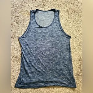 Lululemon heathered blue tank top. Men’s size M.